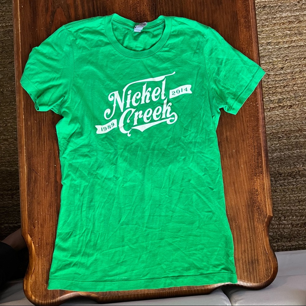 2014 Nickel Creek Tour Tshirt